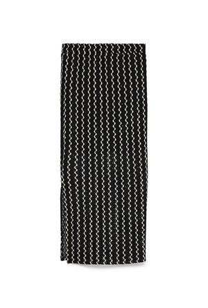 Front image of the Kinea hw ankle skirt in black, by brand Vero moda