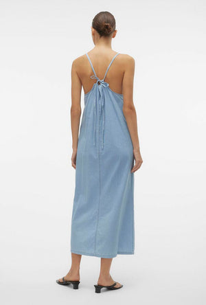 VERO MODA ADELYN SL CALF DENIM DRESS