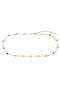 Front image of Aida chain waist belt in gold, by brand Vero moda