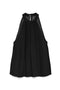 Front image of the Easy joy s/l  halterneck top in black, by brand Vero moda