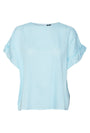 VERO MODA BUMPY FRILL TOP