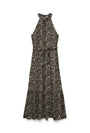 Image of EASY JOY S/L LONG HALTERNECK DRESS in all over print, by brand VERO MODA