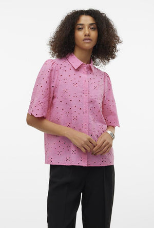 VERO MODA HAY 2/4 EMB SHIRT