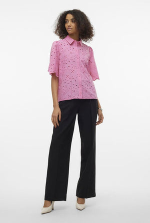 VERO MODA HAY 2/4 EMB SHIRT