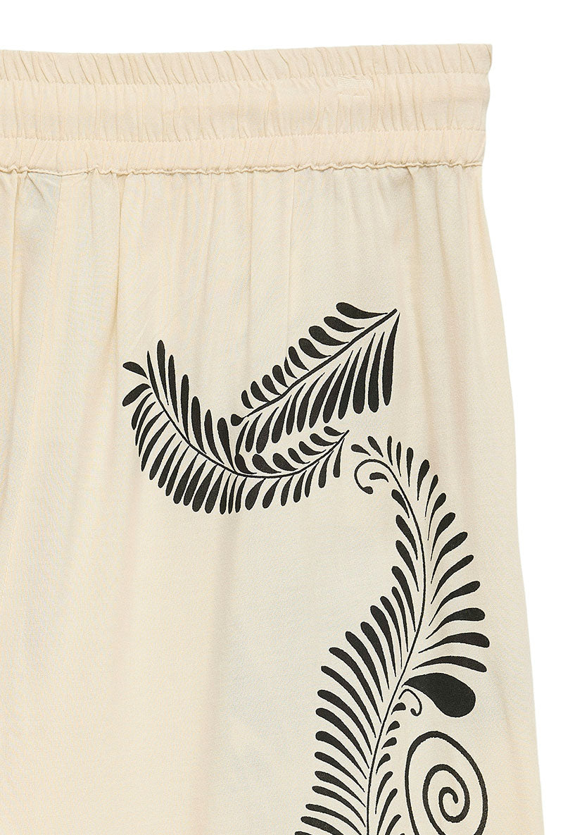 Detail image of Lalita zola hw wide pant in beige, by brand Vero moda