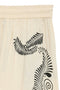 Detail image of the Lalita zola hw wide pant in beige, by brand Vero moda