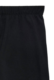 Detail  image of the Louise hw shorts in black, by brand Vero moda