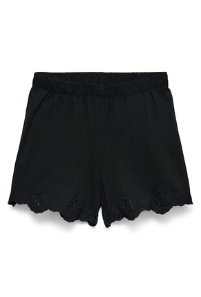Front image of Louise hw shorts in black, by brand Vero moda