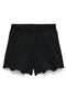 Front image of Louise hw shorts in black, by brand Vero moda