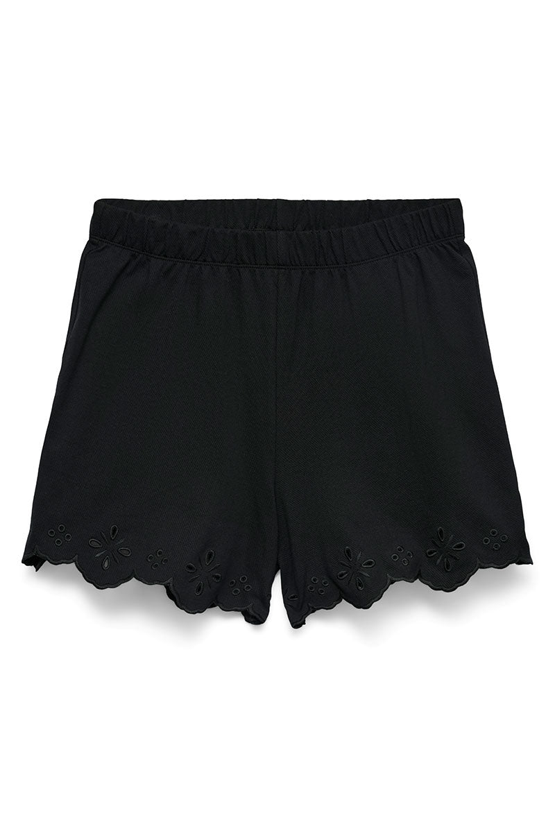 Front image of Louise hw shorts in black, by brand Vero moda