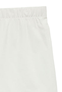Detail image of the Louise hw shorts in white, by brand Vero moda