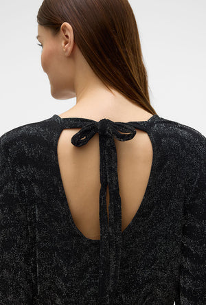 VERO MODA LUCY LS GLITTER BOW DRESS