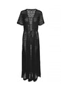 Image of MAYA 2/4 ANKLE CARDIGAN in black, by brand VERO MODA
