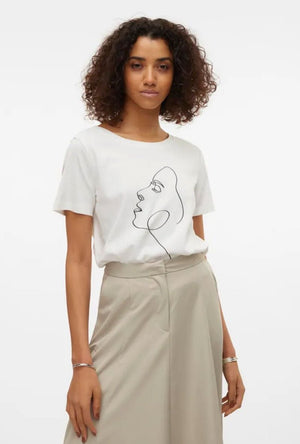 VERO MODA MERLE SS ONECK TSHIRT