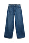 Front image of the Rae hw wide jeans in denim, by brand Vero moda