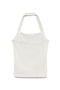Back image of the Valerie halterneck top in white, by brand Vero moda