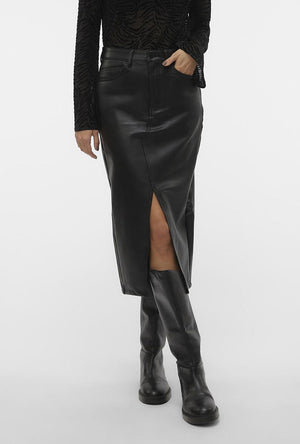 VERO MODA VERI CALF PU SKIRT