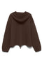 Back image of the Bellis ls hoodie in chocolate, by brand Vero moda