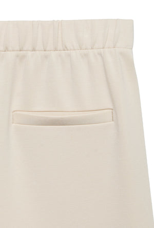 Back image of the Bellis mw straight pants in stone, by brand Vero moda