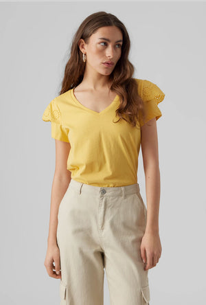 VERO MODA EMILY SS VNECK TOP