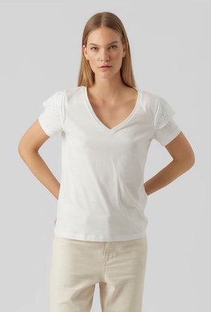 VERO MODA EMILY SS VNECK TOP