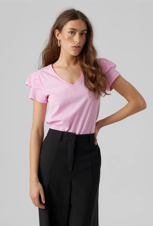 VERO MODA EMILY SS VNECK TOP