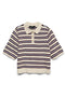 Front image of the Canna 2/4 poloneck pullover in beige, by brand Vero moda
