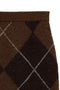 Front image of the Darla nw short skirt in brown, by brand Vero moda