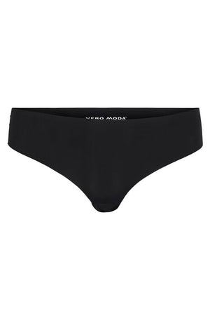 Front image of the Dikte 3 pack brief in black, by brand Vero moda