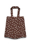 Front image of the Elisa scarf tube top in chocolate, by brand Vero moda
