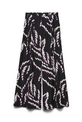 Front image of Joss maya wide pants in black, by brand Vero moda