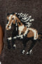 Front image of the Marianna sl oneck vest in chocolate, by brand Vero moda