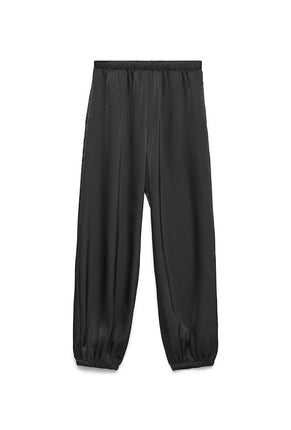 Front image of Miro mw balloon pant in black, by brand Vero moda