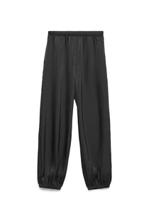 Front image of the Miro mw balloon pant in black, by brand Vero moda