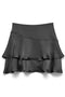 Front image of Miro mw short detail skirt in black, by brand Vero moda