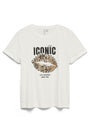 Image of MYRA SS ONECK TSHIRT in off white, by brand VERO MODA