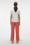 Back image of a model wearing the Philipa francis ss top in off white, by brand Vero moda