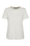 Front image of the Philipa francis ss top in off white, by brand Vero moda