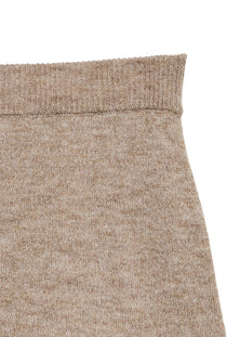 Detail image of the Teak ankle skirt in brown, by brand Vero moda