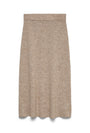 Image of TEAK ANKLE SKIRT in brown, by brand VERO MODA
