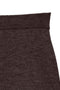 Detail image of the Teak ankle skirt in chocolate, by brand Vero moda