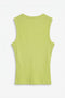 Back image of the Tilly sl top in green, by brand Vero moda