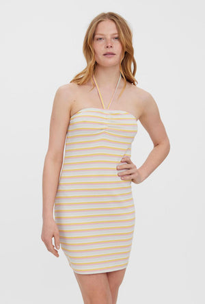 VERO MODA TICA HALTERNECK MINI DRESS