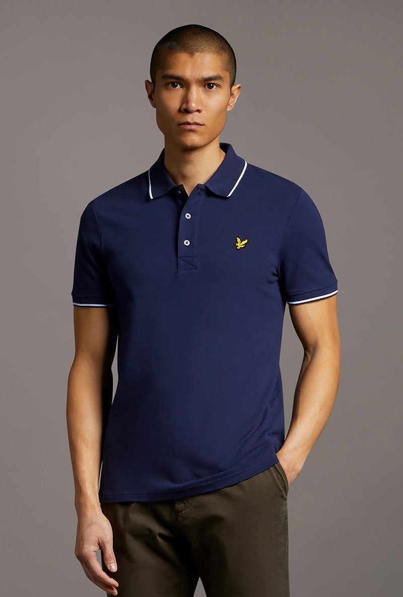 LYLE AND SCOTT TIPPED POLO SHIRT