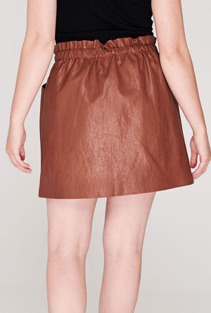 ONLY DARLING FAUX LEATHER SKIRT