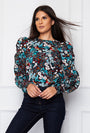 GIRL IN MIND REESE FRILL LONG SLEEVE TOP