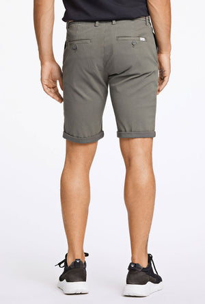INSPI Twill Shorts Olive for Men with Side Pockets Drawstring Korean A