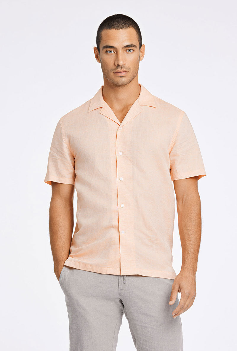 LINDBERGH RELAXED FIT LINEN SHIRT – London Clothing Company