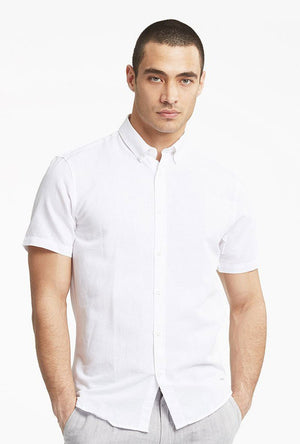 LINDBERGH LINEN BLEND S/S SHIRT