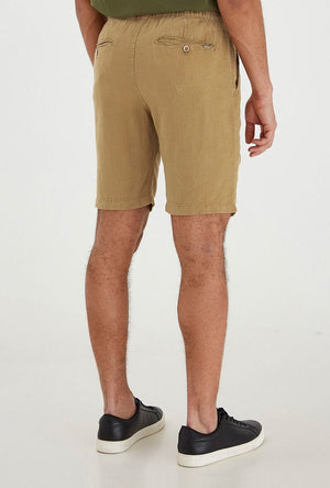 SOLID TRUC LINEN SHORTS